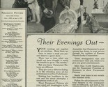 Paramount Pictures Magazine Ad Their Evenings Out The Sheik Rudolph Vale... - $17.80