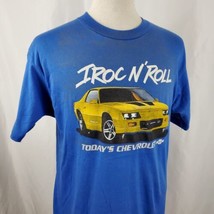 Vintage Chevy Camaro IROC T-Shirt Large Single Stitch Two Sided Deadstoc... - $29.99