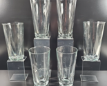 6 Anchor Hocking Oxford Highball Glasses Set Sureguard Panels Heavy Tumb... - £44.64 GBP