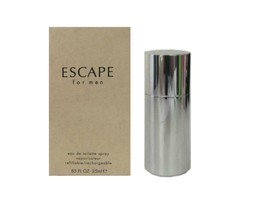 Escape for Men by Calvin Klein .85 oz-25ml Refillable Spray VINTAGE Formula NIB - $39.95