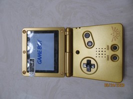 Refurbished Nintendo Gameboy Game Boy SP  Gold Zelda Tri-Force Upgraded ... - £142.17 GBP