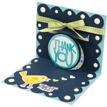 Sizzix Thinlits Dies - Thank You 3-D Drop-ins Circle by Stephanie Barnard - £19.91 GBP