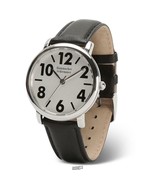 The Gentleman&#39;s Easy Read Leather Wristband Watch - £37.18 GBP