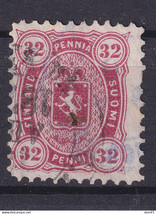 Finland 1875/82 32p Perf 11 Sc 23 CV$60 Used 15884 - £23.94 GBP