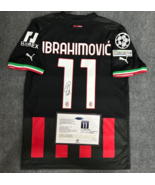 Zlatan Ibrahimovic SIGNED AC Milan 22/23 Final Season Home + COA Ibrahim... - £93.49 GBP