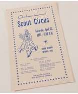 Vintage 1961 Chickasaw Council Scout Circus Crump Stadium Boy Scouts Pam... - $11.57