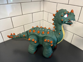 2008 Mattel Fisher Price Imaginext Dinosaur Spike Jr Walks Roars Works! - £14.94 GBP