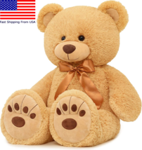 Giant Plush Teddy Bear 36&quot; Stuffed Animal Soft Toy Huge Large Jumbo Gift New - £36.01 GBP