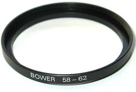 Metal Step up ring 58m to 62mm 58-62 Bower BRAND New Adapter - $10.15