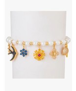 Anna CZ &amp; Imitation Pearl Charm Bracelet EYE CANDY LOS ANGELES - $49.95