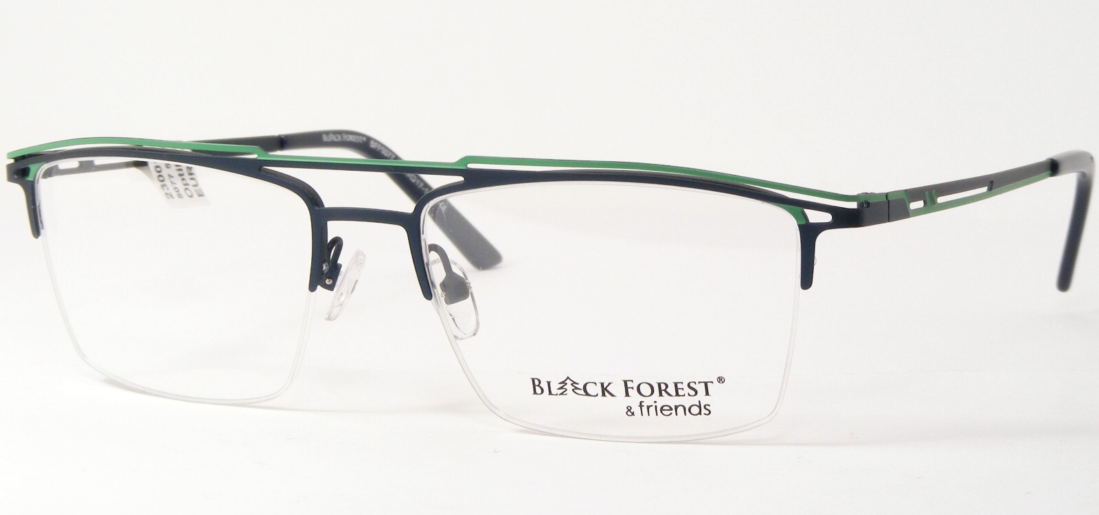 BLACK FOREST Por Marion Ramm BFF5077V Verde/Azul Único Gafas 53-17-140mm - $115.80