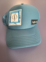 Big Truck Night Sky Trucker Hat Aqua Teal Cap Mesh Embroidered Snapback - $14.73