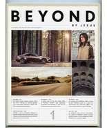 Beyond by Lexus Magazine Issue 1 2013 Concept Car Human Nature Blueprint  - £11.73 GBP