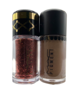 2x y MAC Mini Glitter Reigning Riches &amp; Deep Brown Charm Size No box - $20.35 CAD