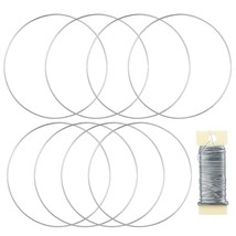 8 Pack 14 Inches Metal Rings For Crafts Macrame Rings Hoop Wreath Dream ... - $37.99