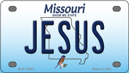Jesus Missouri Novelty Mini Metal License Plate Tag - £11.67 GBP