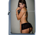 Colombian Pin Up Girls D2 Flip Top Dual Torch Lighter Wind Resistant - £13.19 GBP