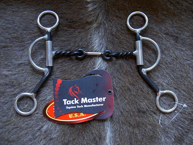 Horse 5&quot; Twisted Wire Sweet Iron Dog Bone Snaffle Mouth Training Bit 3537 - $29.99