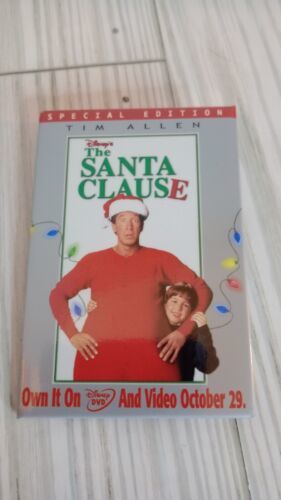 Disney&#39;s The Santa Clause Coming to DVD Promotional Pin Tim Allen Approx... - $1.89