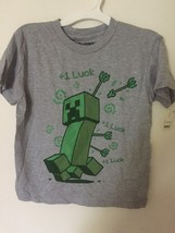 New Mine Craft Creeper Boys XS T-Shirt - $233.16 MXN
