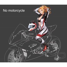 1/9 Resin Model Kit Beautiful Girl Motorcyclist Speed Racer Unpainted - £15.27 GBP