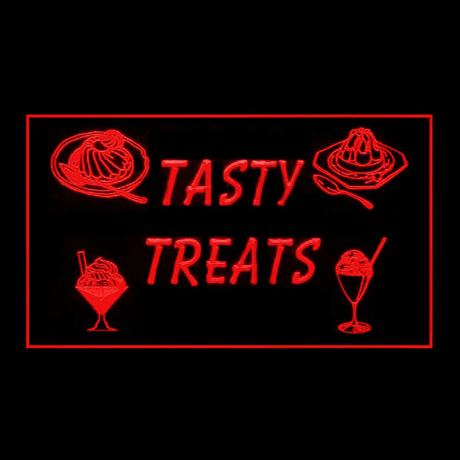110265B Tasty Treats Iced Tea Smoothies Cold Beverages Milkshakes LED Li... - $21.99