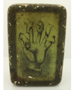 Antique Somers Bros. Fine Metal Boxes 1879 Green Tin &#39;Five Little Piggies&#39; - £44.01 GBP