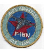 Vintage F-16N Navy Adversary CLS Team USN Fighter Jet Training 3 3/8&quot; Patch - $14.02 CAD