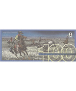 Test note - TDLR-136, $100, DeLaRue,cowboys roping cattle, UNC - £2.35 GBP