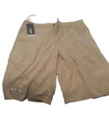 adidas Mens 3-Stripe Climalite Stretch Shorts Size 32 Khaki Fau Atlantic... - $96.27 MXN