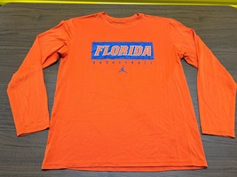 Florida Gators Basketball Men’s Orange Long-Sleeve Shirt - Jordan x Nike... - £15.65 GBP
