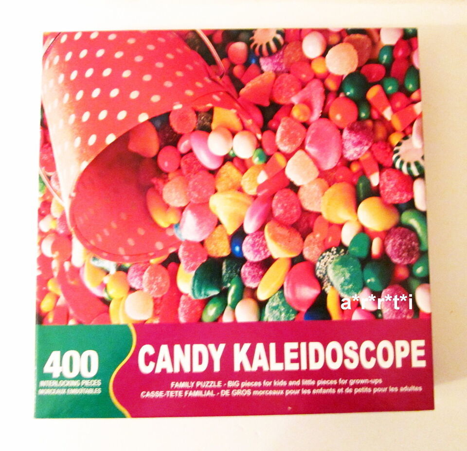 Springbok Candy Kaleidoscope Family Puzzle 400 Pc 2008 #1JIG70500 Exc. Complete - $31.00