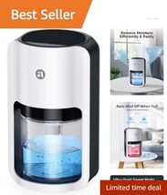 Ultra Quiet 42oz Dehumidifier with Auto Shut Off - Perfect for Bedroom &amp; RV - $97.96