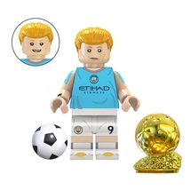 Erling Haaland Famous Football Player Minifigures Building Toys - $3.99