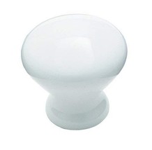Amerock BP72530 Ceramics Round Cabinet Knob, 1 in Projection, 1-1/4 in D... - £1.43 GBP