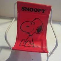 Vintage Snoopy Dog Red  Sling Chair Peanuts  - £17.71 GBP