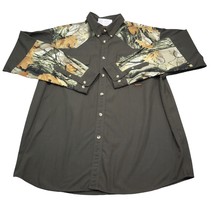 Legendary Whitetails Shirt Mens 2XT Camo Long Sleeve Button Hunting Shoo... - £23.16 GBP