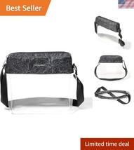 Modern Clear Stadium Crossbody Bag - Spacious Design Meets Security Guid... - $45.00
