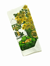 Wilendure Tea Towel Dish Towel Absorbent Lintless Cotton Still Life Print Floral - £11.36 GBP