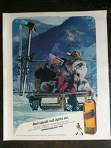 Vintage 1986 Johnnie Walker Red Scotch Whiskey Full Page Original Ad - 721 - £5.30 GBP