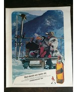 Vintage 1986 Johnnie Walker Red Scotch Whiskey Full Page Original Ad - 721 - £5.21 GBP