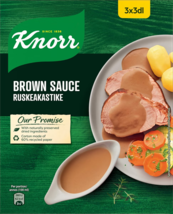 Knorr Brown Sauce Mix 3x22g Package (SET OF TWELVE BAGS) - £31.15 GBP