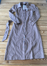 Women with control NWT Women’s prime stretch duster shirt dress XSP Taupe B8 - £15.11 GBP