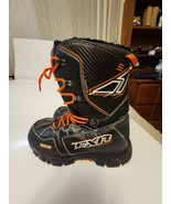 FXR X-Cross Black &amp; Orange Snowmobile Boots Mens 13 Waterproof Insulated... - $130.71 CAD