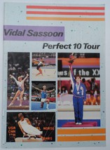 Vidal Sassoon 1980&#39;s Official Tour Program Perfect 10 Olympuc Gymnasts Retton Ta - £14.84 GBP