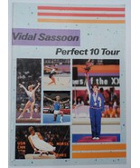 Vidal Sassoon 1980&#39;s Official Tour Program Perfect 10 Olympuc Gymnasts R... - $18.77