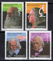 ZAYIX South Africa Transkei 97-100 MNH Medical Hippocrates Lister 092022S136M - £1.19 GBP