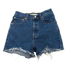 Levi&#39;s Big E Vintage? High Rise Ribcage Cutoff Denim Shorts Size 26 - $33.66