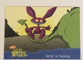 Aaahh Real Monsters Trading Card 1995  #34 Terror In Training - £1.55 GBP