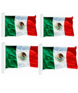 4pcs 3x5FT MEXICO FLAG LARGE MEXICAN LATIN LATINO bandera mexicana cinco... - $9.99